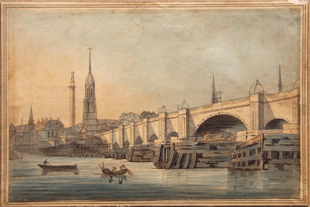 London Bridge Watercolour1799